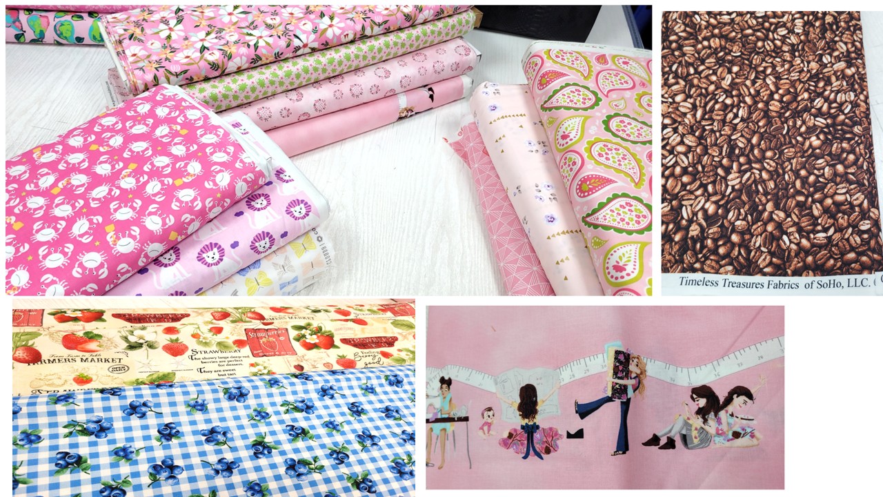 Neue Stoffe von namhaften Patchwork-Marken eingetrudelt