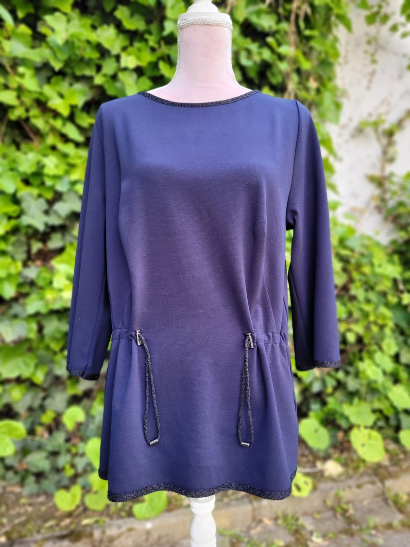 Nähidee Long-Shirt mit Tunnelzug