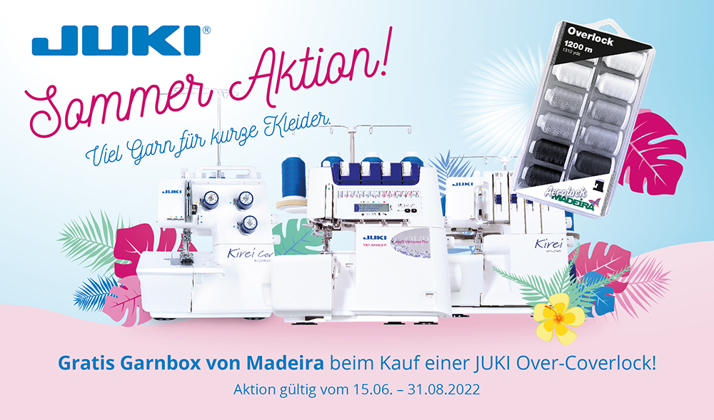 Juki-Sommerangebot für Ovis und Cover