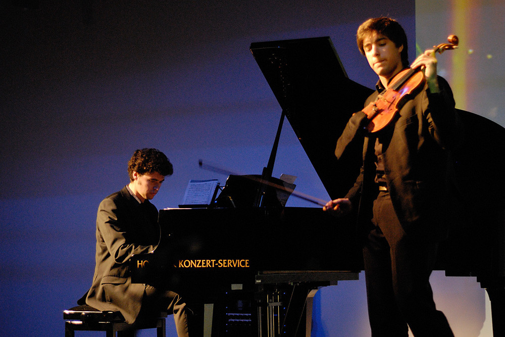 Christian Reif (Klavier) und Thomas Reif (Violine)