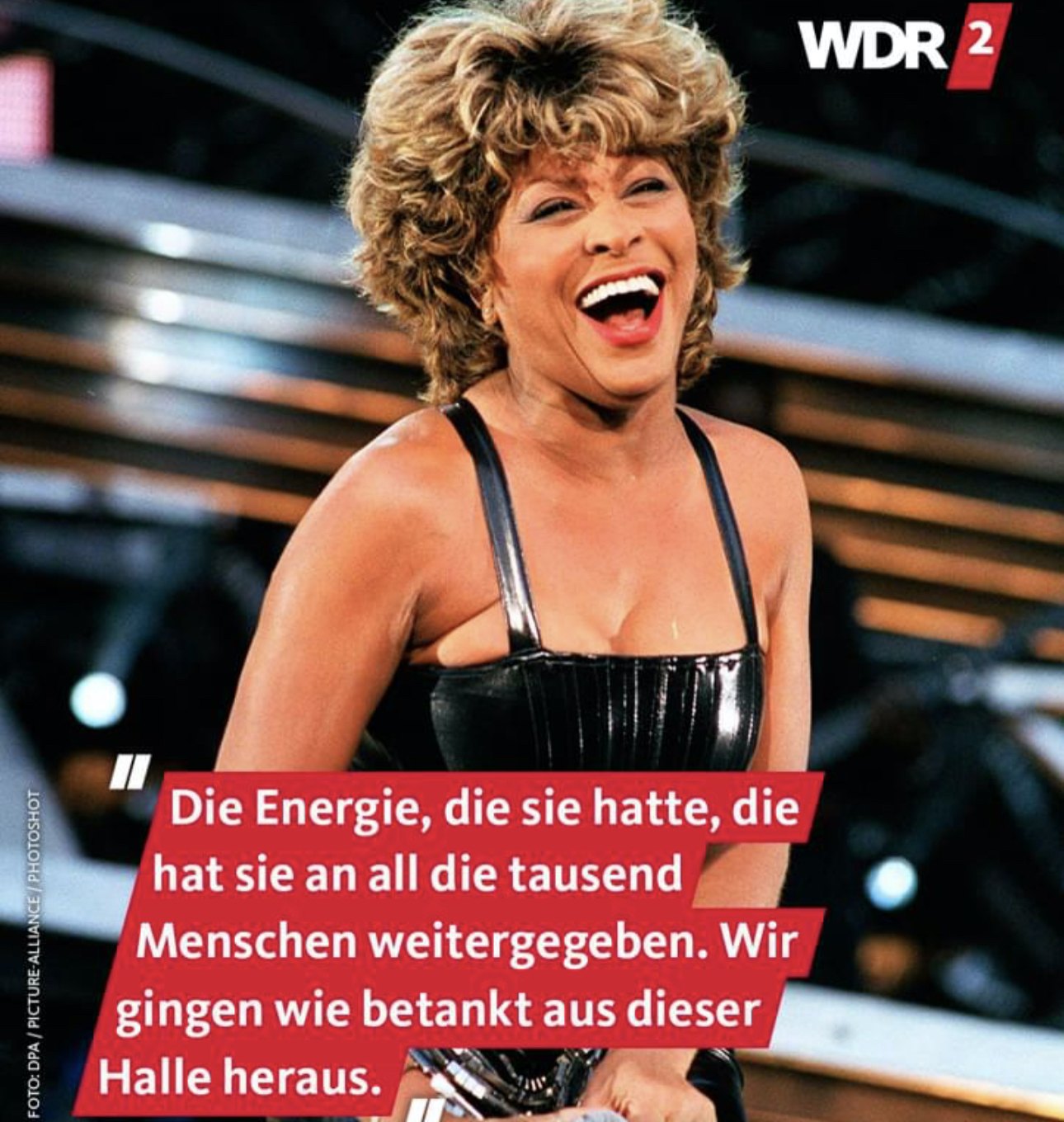 WDR 2 Hörerin Ilse über ihr Konzerterlebnis mit Tina Turner