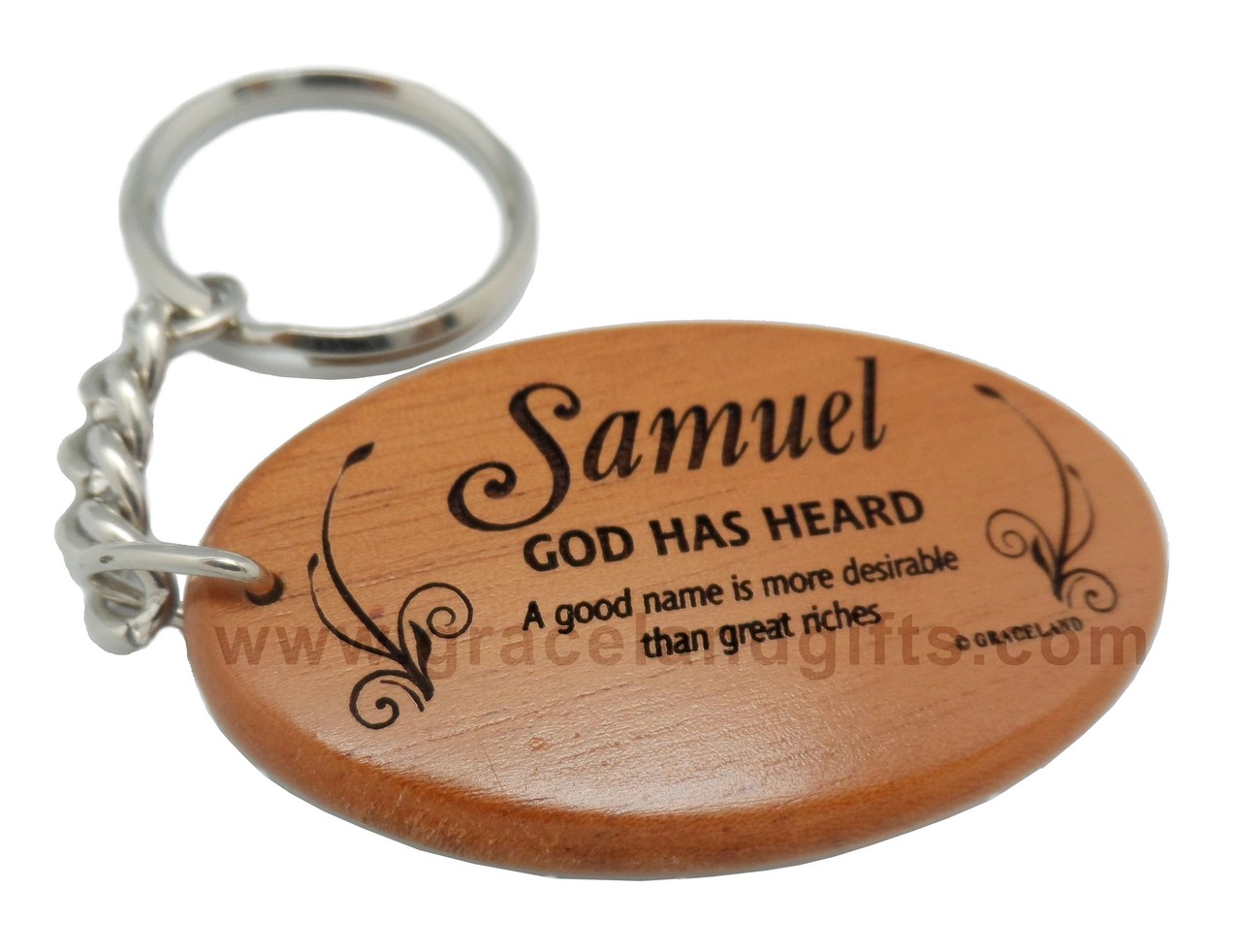 key ring with name