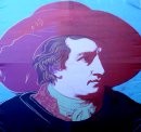 Der Goethe-Kopf an unserer Fassade im Hauptgebäude