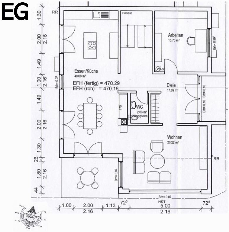 Grundriss Erdgeschoss