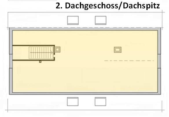 Grundriss 2. Dachgeschoss/Dachspitz