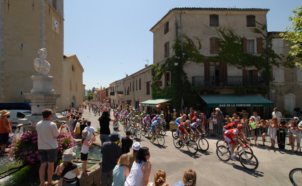 Le passage du Tour de France à Ribiers