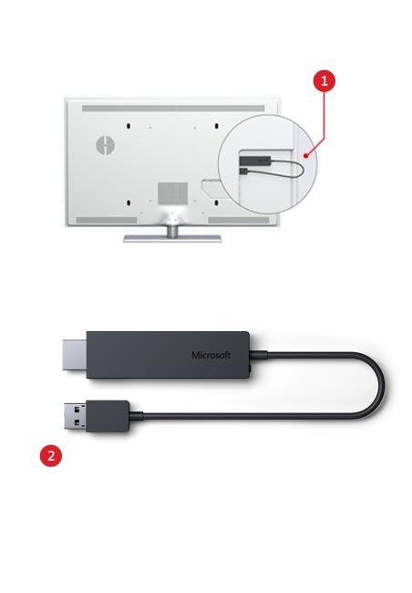 Microsoft Wireless Display Adapter disponible ici.