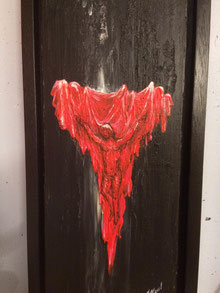 Hoffnung I - 50x20 cm - Leinwand - Acryl