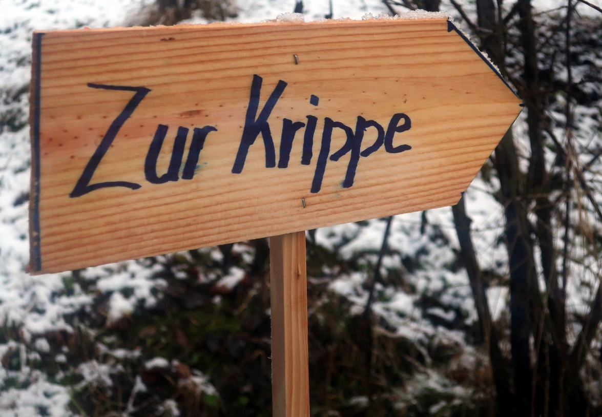 30. Dezember 2020 - Traditionell wird die Weihnachtskrippe erst am 2. Februar - Lichtmess - weggeräumt.