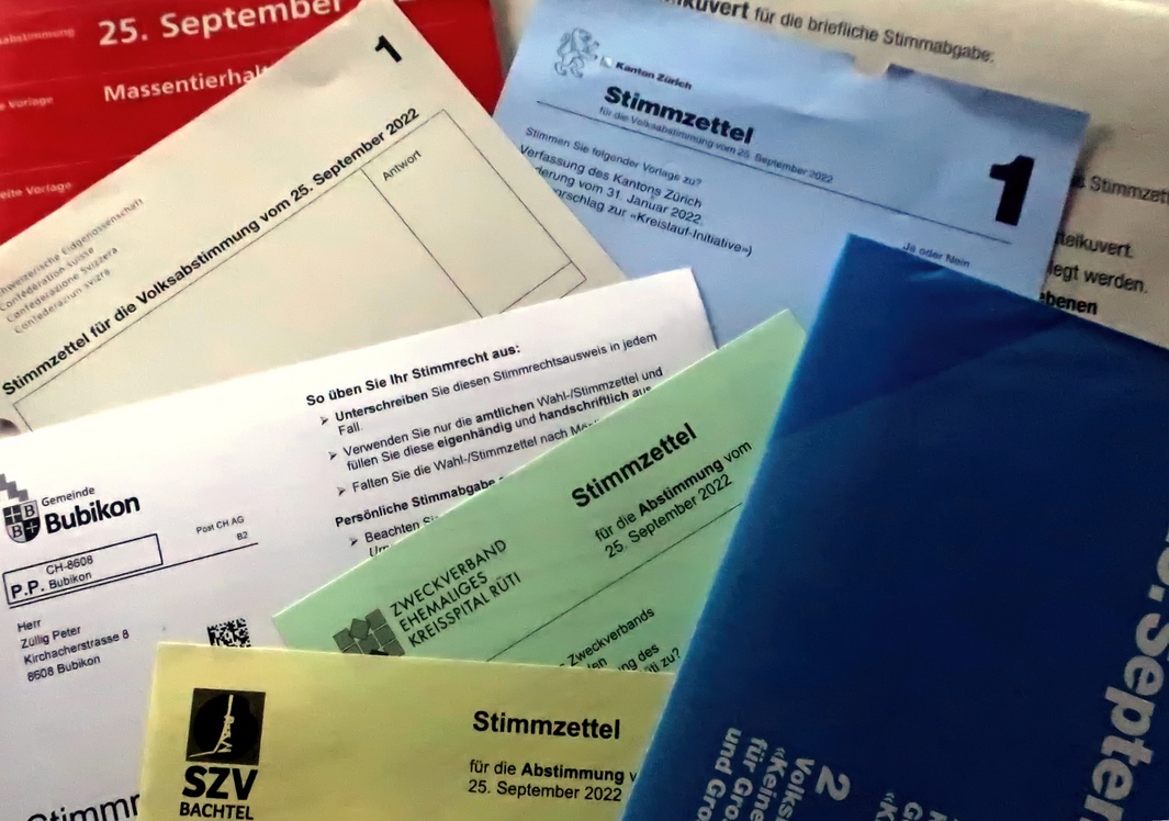 25. September 2022 - Abstimmungssonntag