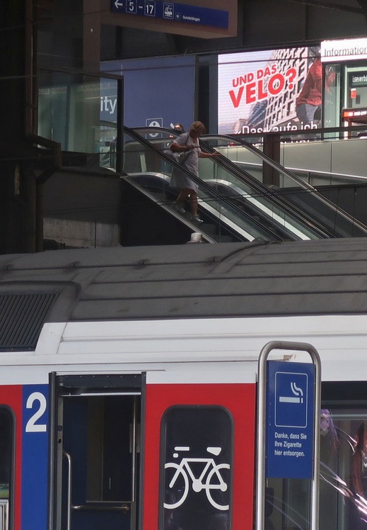 25. August 2017 - Das Velo fährt zweite Klasse