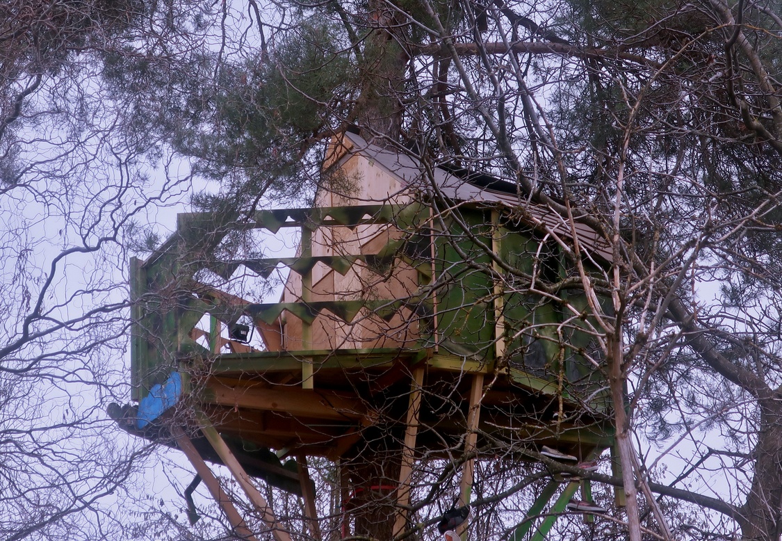 08. Januar 2022 - Baumhaus für fliegende Gäste