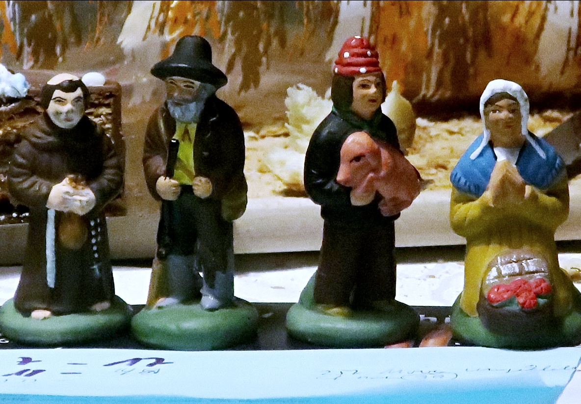 28. Januar 2021 - Nein, nicht schon wieder das Wetter, Die Santons verabschieden sich aus der Krippe