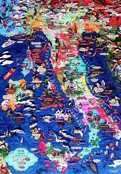 19. April 2023 - Gut Ding will Weile haben. Wissen auf tausend Teilen. Puzzle für Weinfreunde 