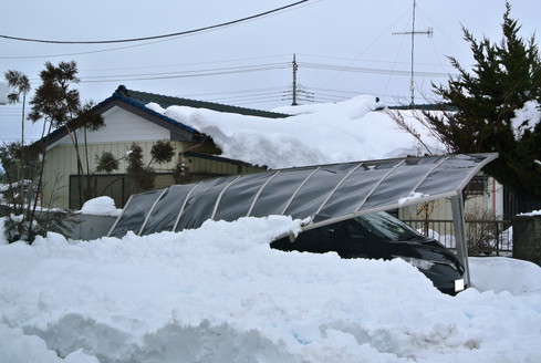 ５位は大雪とカーポートのお話　今年は名古屋でも大雪が降ったのでその関係もある？