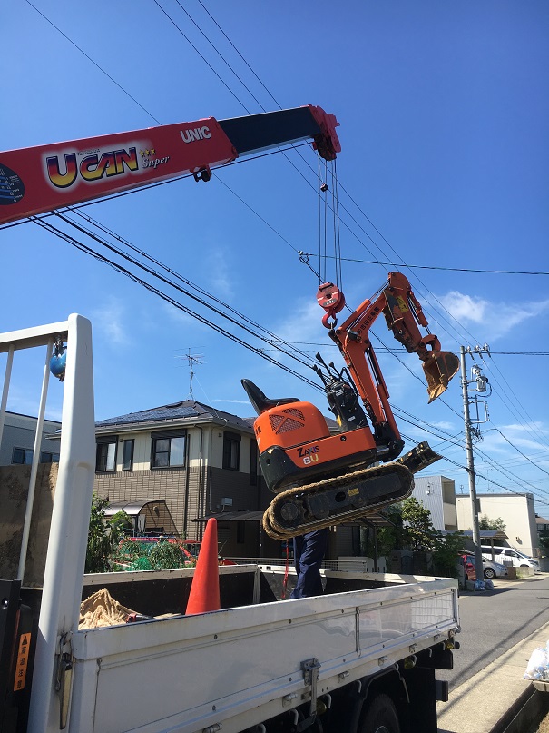 ユンボ 建設機械 ユニッククレーン シリンダー  何か製作用にもどうでしょうか？追記有ります。