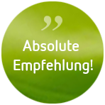 Psychotherapie Wiesbaden Anja de Boer - Button Klientenfeedback: Absolute Empfehlung