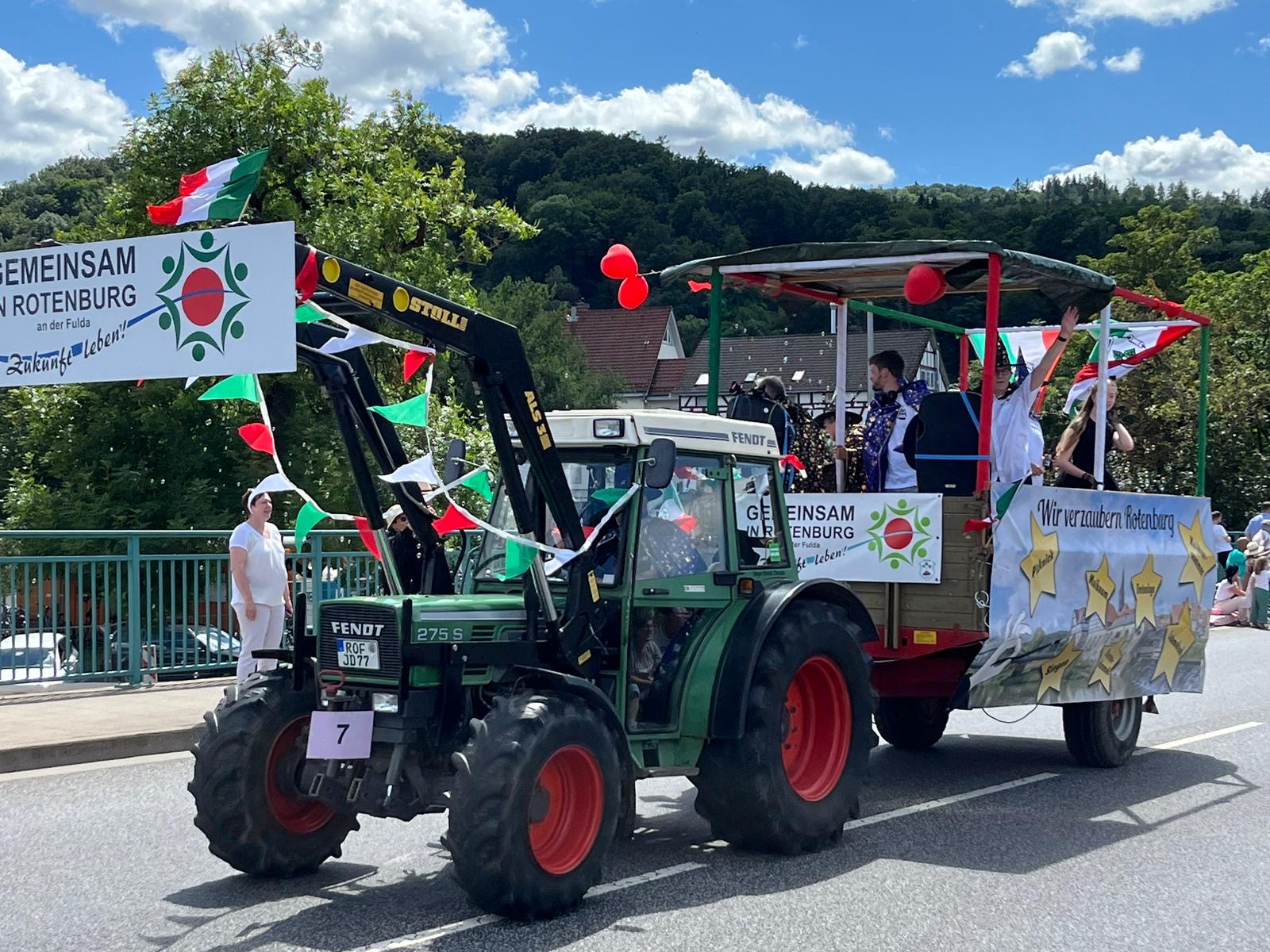 Wir verzaubern Rotenburg auch beim Festumzug