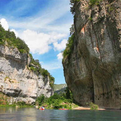 les gorges de l'aveyron