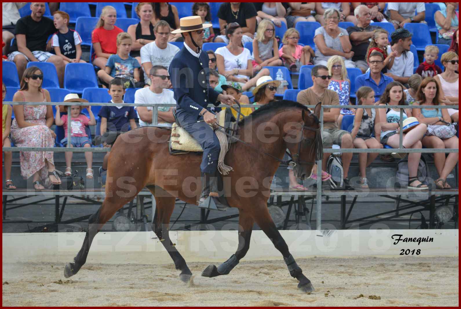 Spectacle en journée des "Nuits Équestres"  de la Féria de BÉZIERS 2018 - Lundi 13 Août - Carrousel de Cavalières - 09