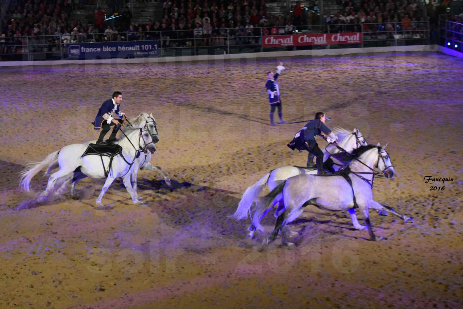 numéro de Poste HONGROISE avec 8 chevaux - Compagnie IMPULSION - Féria de BEZIERS 2016 - 9