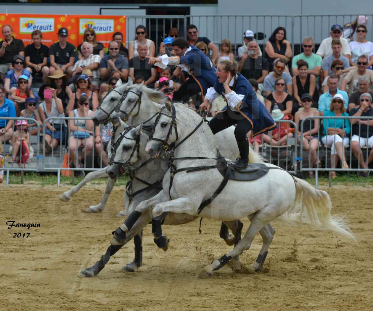 numéro de Poste HONGROISE avec 8 chevaux - Compagnie IMPULSION - Salon Pêche Chasse Nature à Saint Gély du Fesc juin 2017 - 19