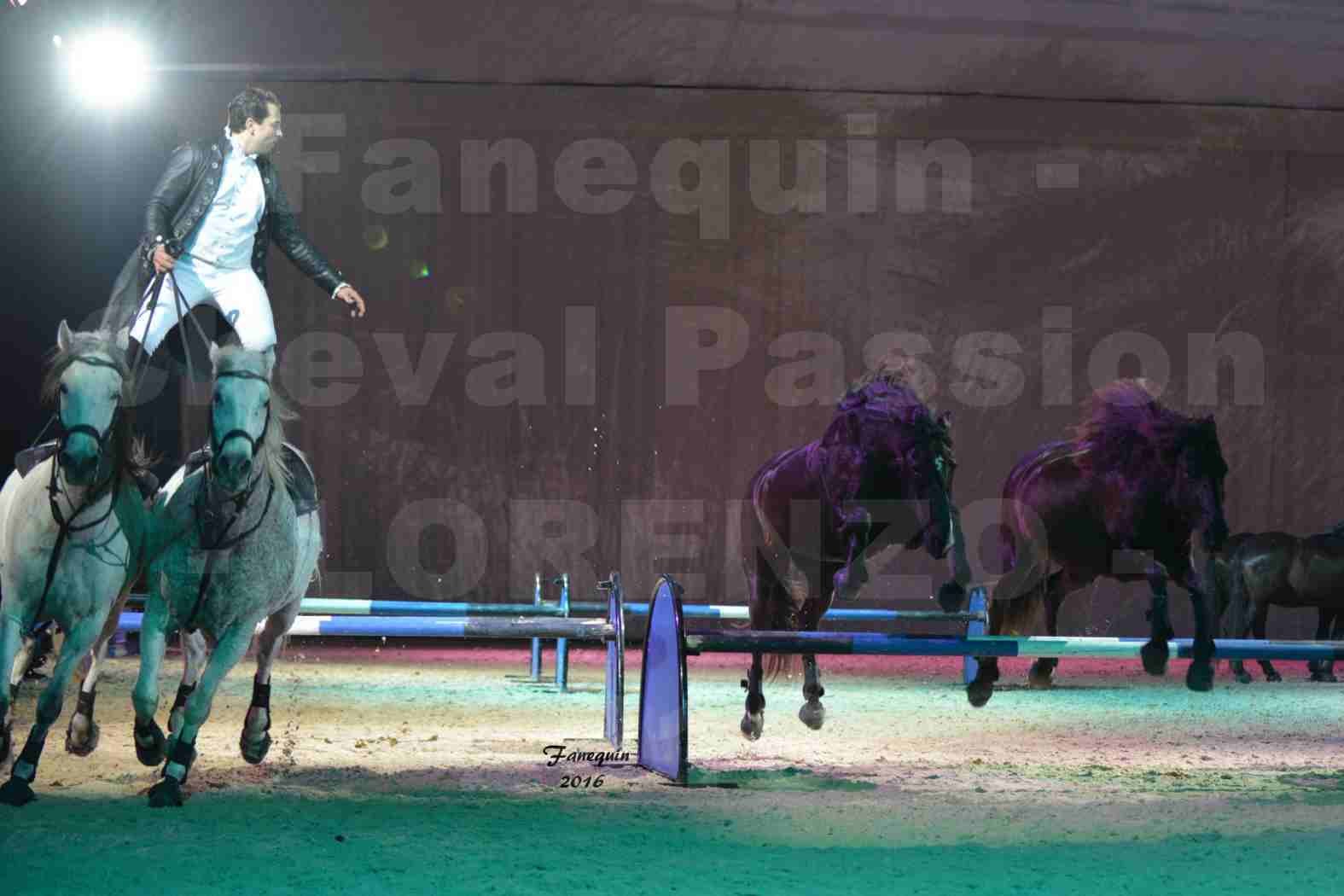 Cheval Passion 2016 - Spectacle les Crinières d'OR - LORENZO "Noir" - représentation du 23 janvier 2016 - 20