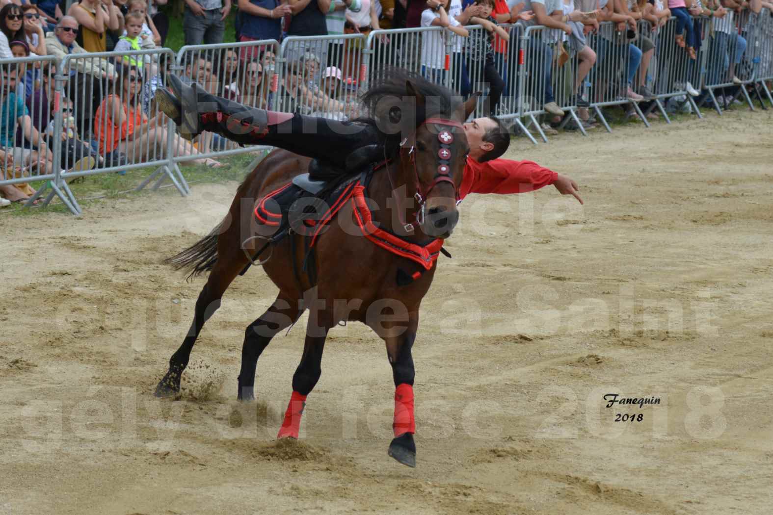 Spectacle Équestre le 3 juin 2018 à Saint Gély du Fesc - Voltige équestre - Troupe de Jean Antoine FIRMIN - 72