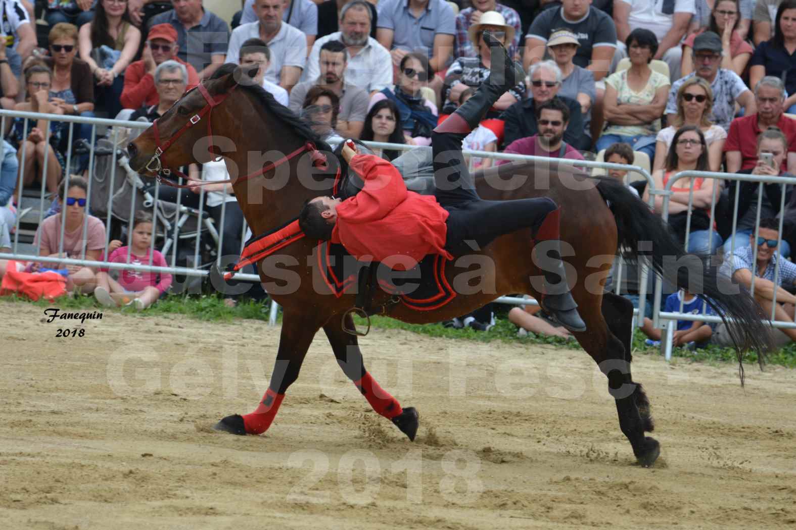 Spectacle Équestre le 3 juin 2018 à Saint Gély du Fesc - Voltige équestre - Troupe de Jean Antoine FIRMIN - 35