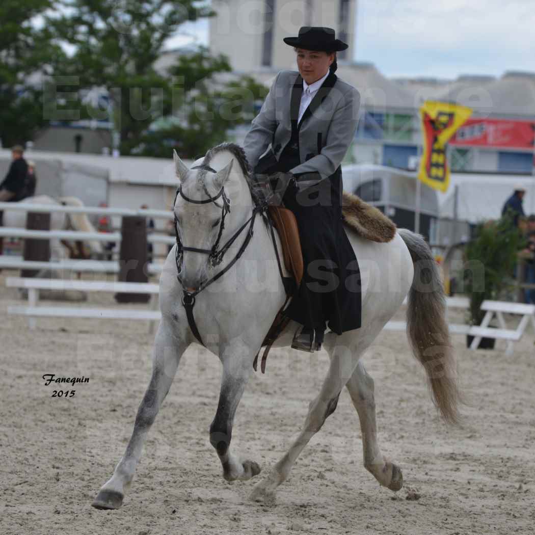 Salon Equitaine de Bordeaux 2015 - Concours d'Equitation de Travail avec chevaux Ibériques - V - 02