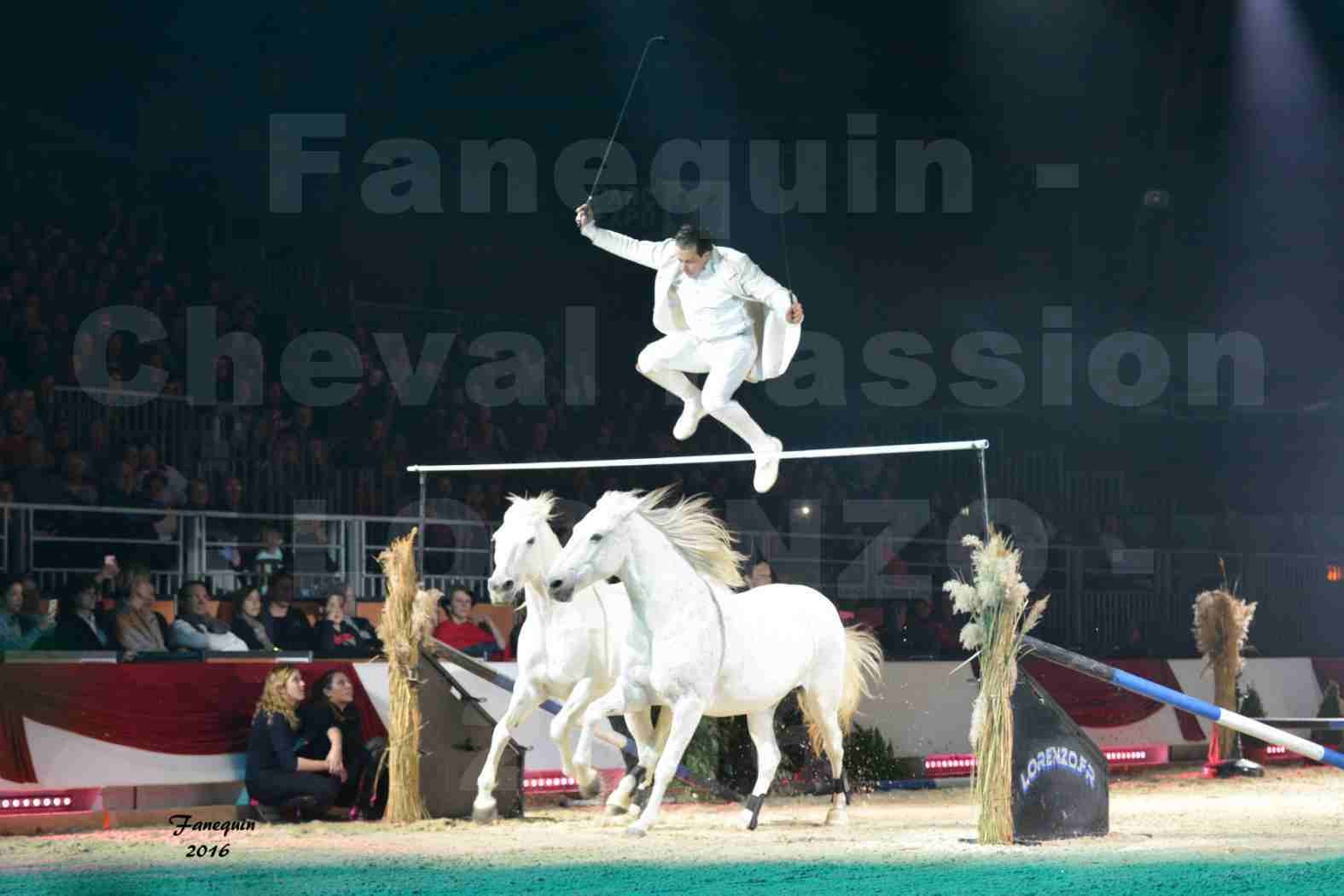 Cheval Passion 2016 - Spectacle les Crinières d'OR - LORENZO "Blanc" - représentation du 20 janvier 2016 - 04