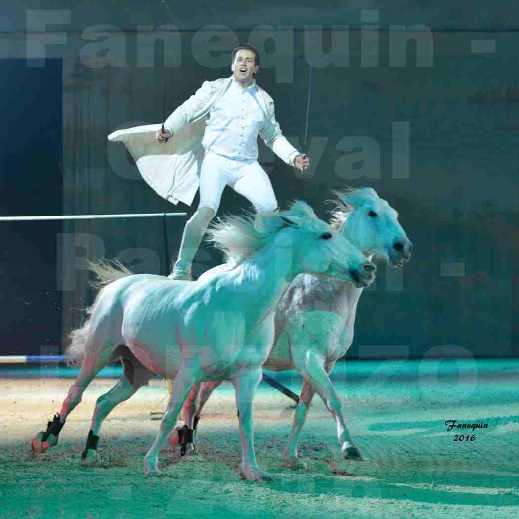 Cheval Passion 2016 - Spectacle les Crinières d'OR - LORENZO "Blanc" - représentation du 23 janvier 2016 - 09