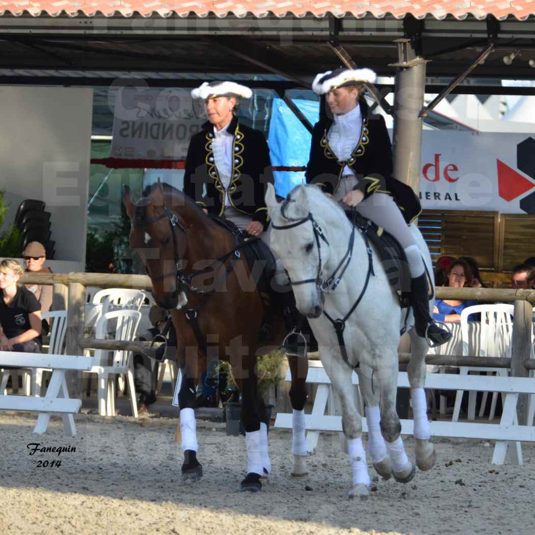 Carrousel de cavalières Equitation de travail lors du salon "Equitaine" à Bordeaux en 2014 - 41