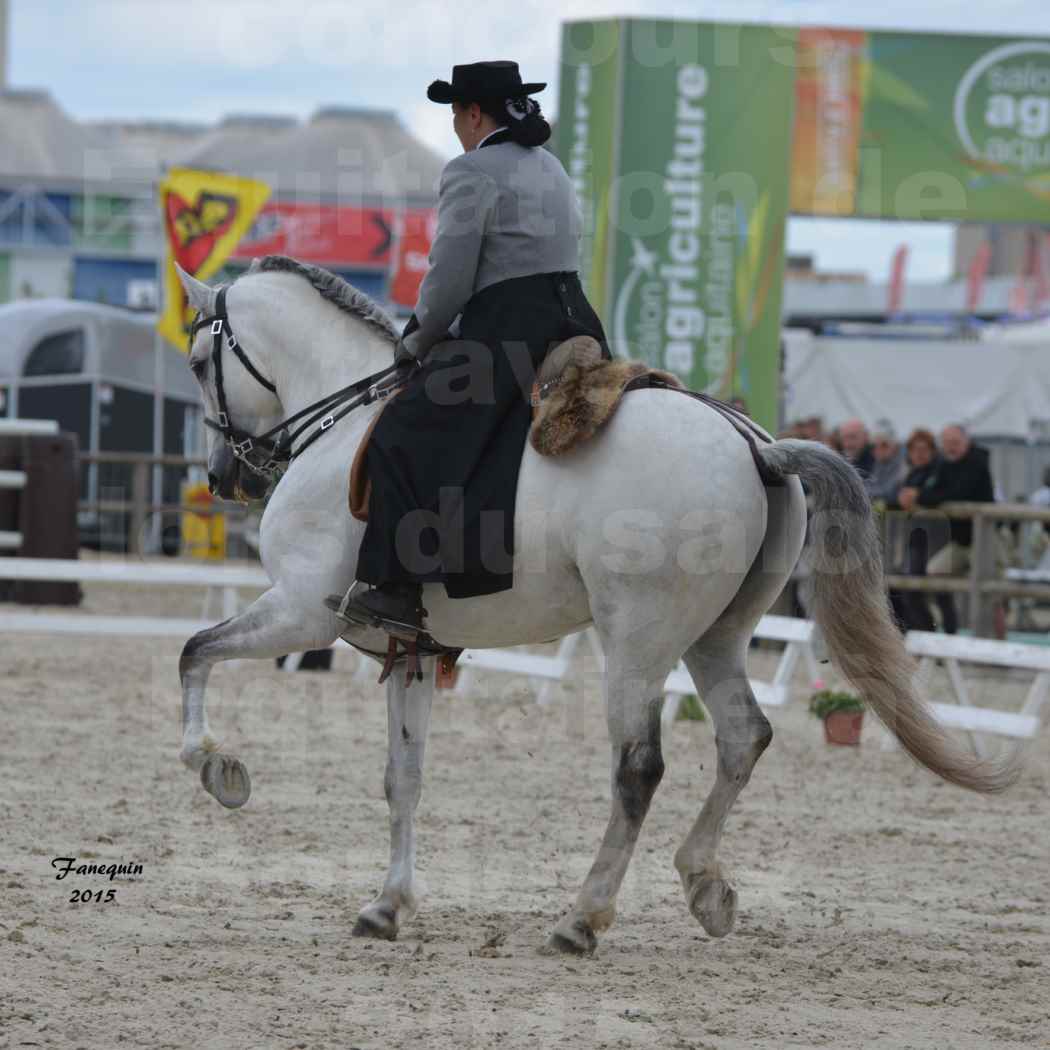 Salon Equitaine de Bordeaux 2015 - Concours d'Equitation de Travail avec chevaux Ibériques - V - 05