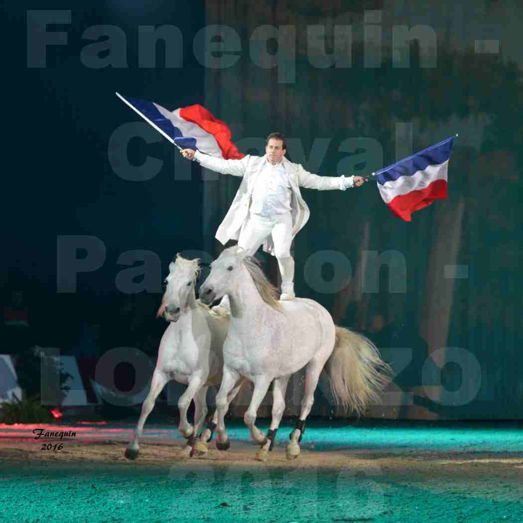 Cheval Passion 2016 - Spectacle les Crinières d'OR - LORENZO "Blanc" - représentation du 20 janvier 2016 - 02