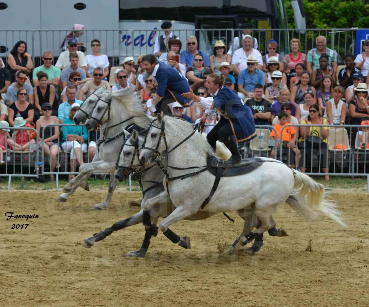 numéro de Poste HONGROISE avec 8 chevaux - Compagnie IMPULSION - Salon Pêche Chasse Nature à Saint Gély du Fesc juin 2017 - 18