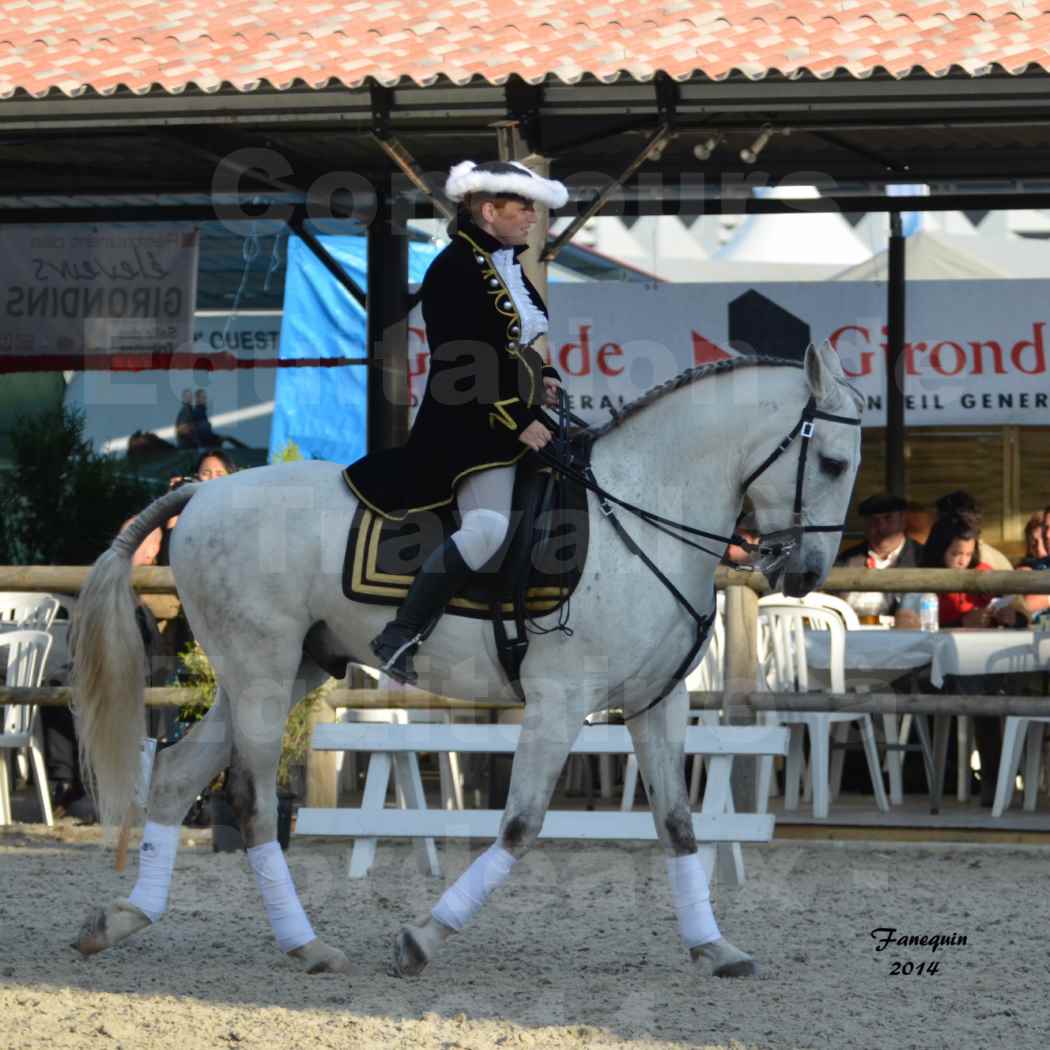 Carrousel de cavalières Equitation de travail lors du salon "Equitaine" à Bordeaux en 2014 - 25