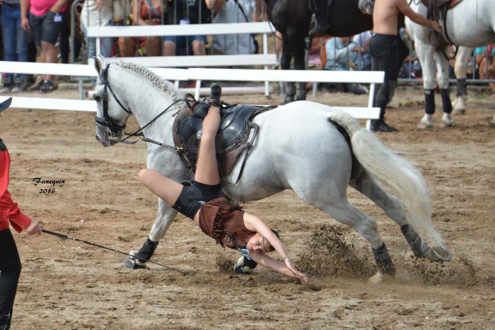 Spectacle équestre le 4 Septembre 2016 au Domaine de GAILLAC - voltige équestre avec la famille HASTALUEGO - 14