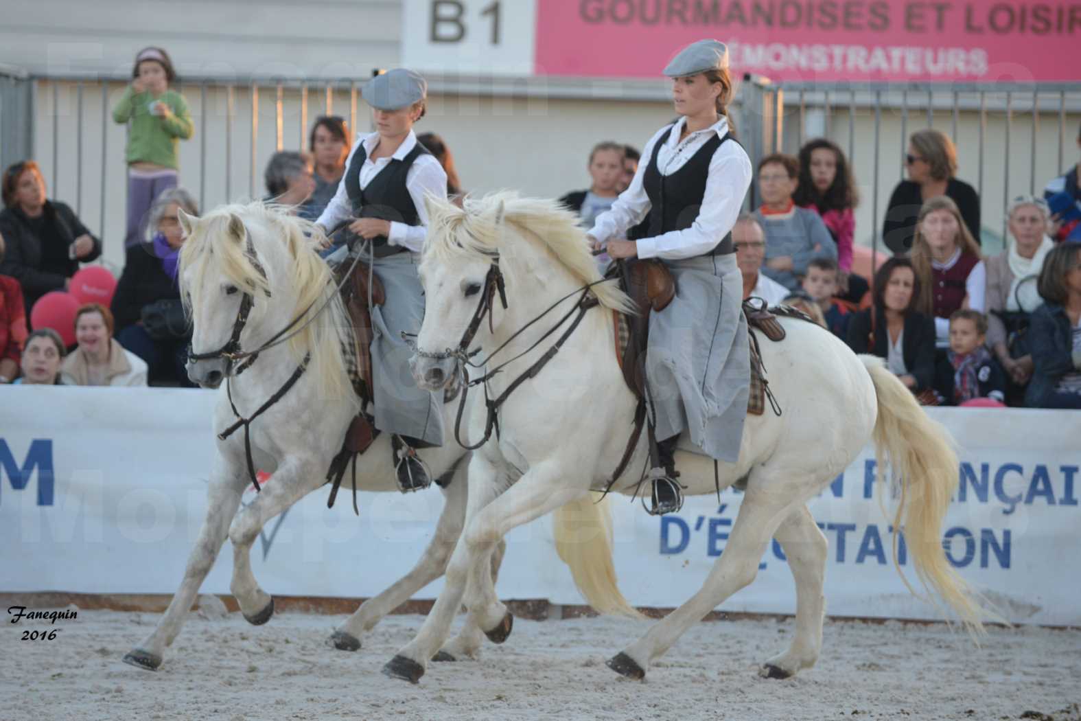 Centre équestre éphémère de la Foire de Montpellier 2016 - Samedi 15 Octobre 2016 - Nocturne - Marie & Manon