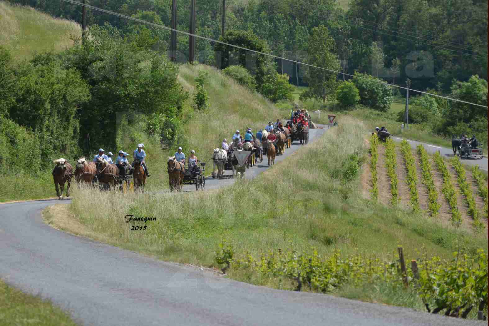 La Route Du Beaujolais 2015 - dimanche 24 mai 2015 - parcours et arrivée place d'un village - 04