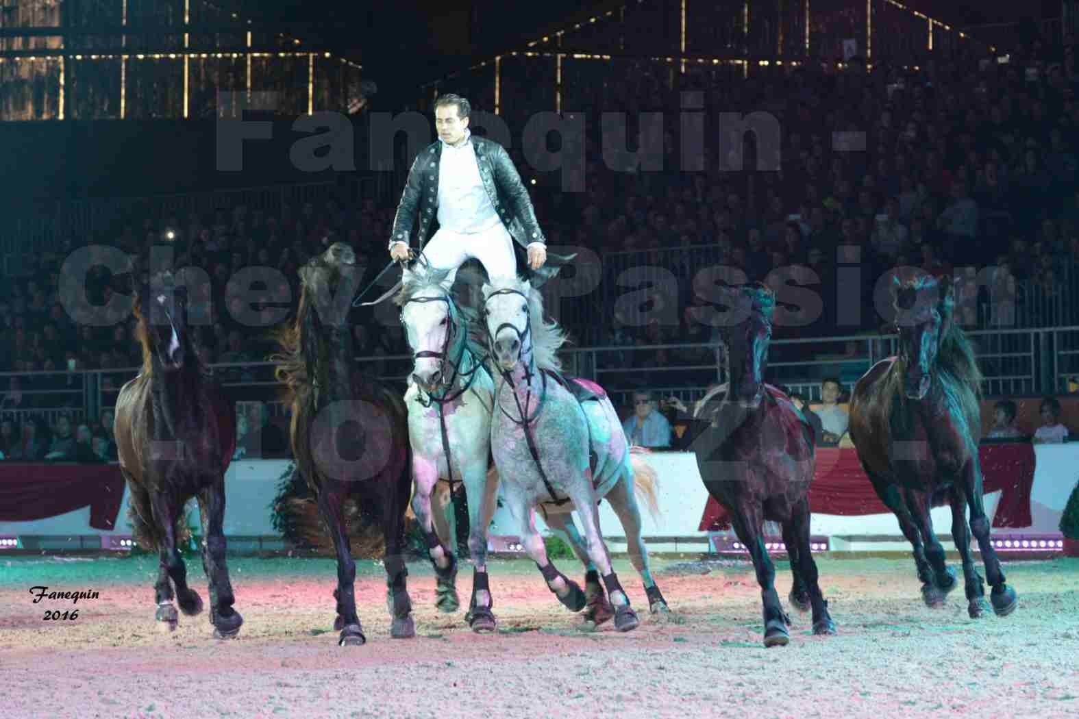 Cheval Passion 2016 - Spectacle les Crinières d'OR - LORENZO "Noir" - représentation du 23 janvier 2016 - 04