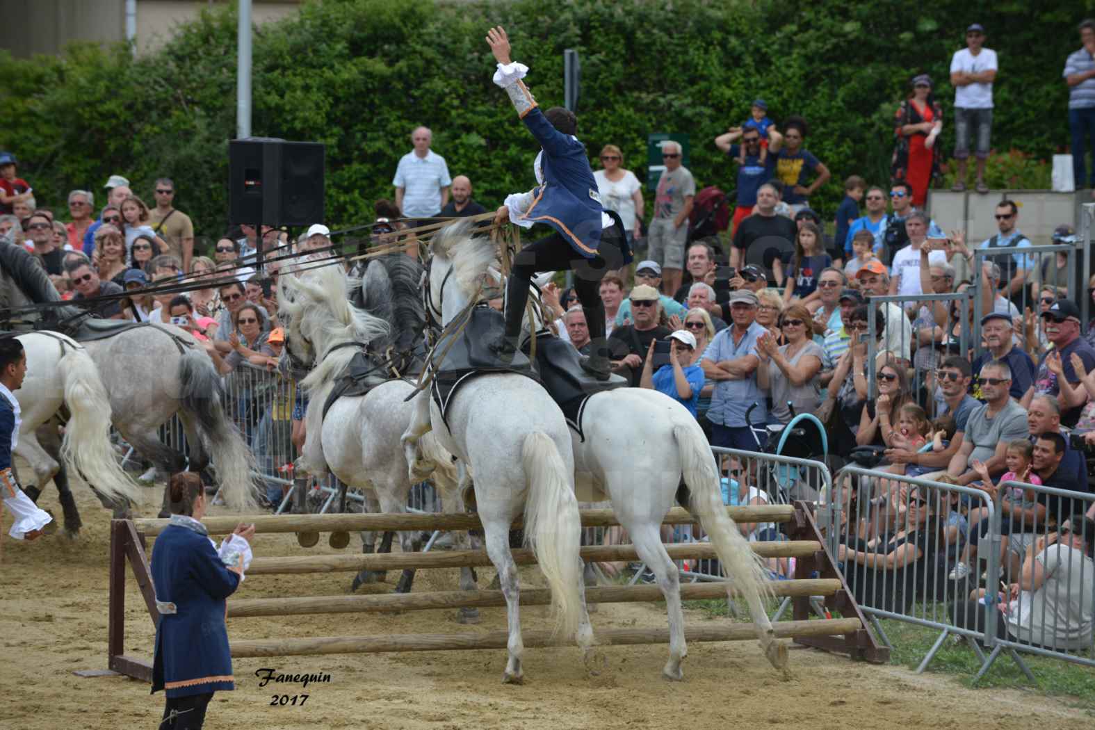 numéro de Poste HONGROISE avec 8 chevaux - Compagnie IMPULSION - Salon Pêche Chasse Nature à Saint Gély du Fesc juin 2017 - 15