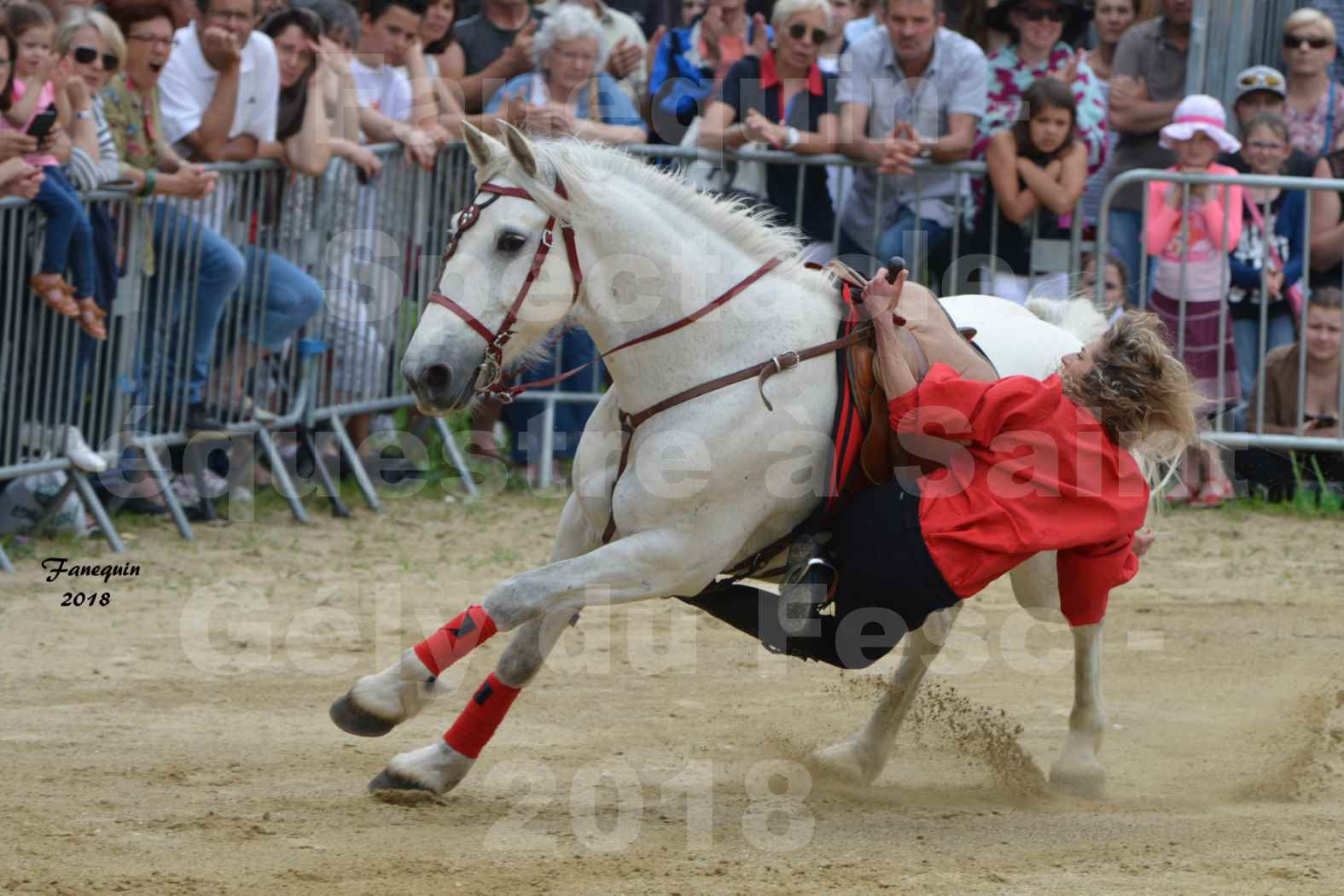 Spectacle Équestre le 3 juin 2018 à Saint Gély du Fesc - Voltige équestre - Troupe de Jean Antoine FIRMIN - 45