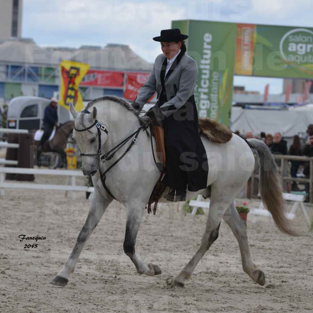 Salon Equitaine de Bordeaux 2015 - Concours d'Equitation de Travail avec chevaux Ibériques - V - 01