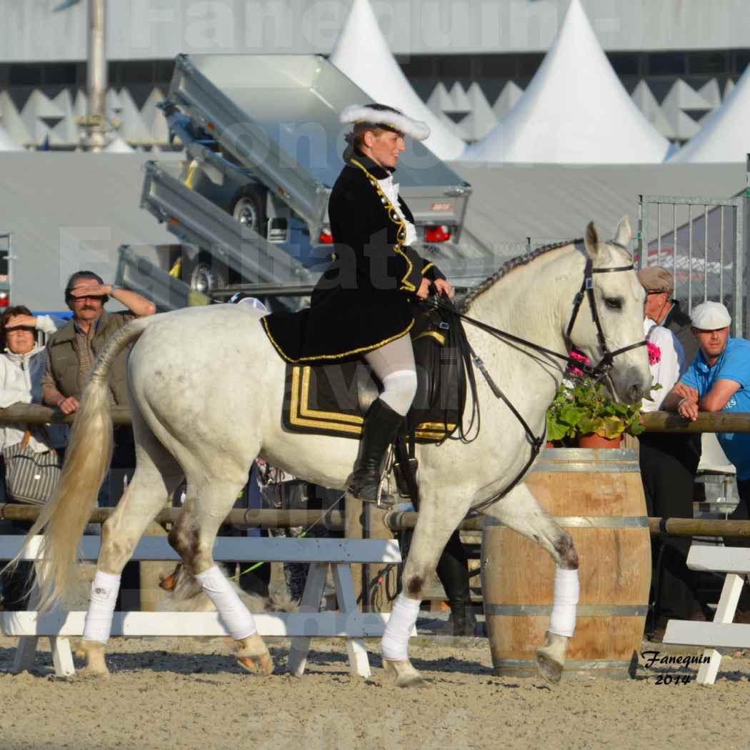 Carrousel de cavalières Equitation de travail lors du salon "Equitaine" à Bordeaux en 2014 - 29