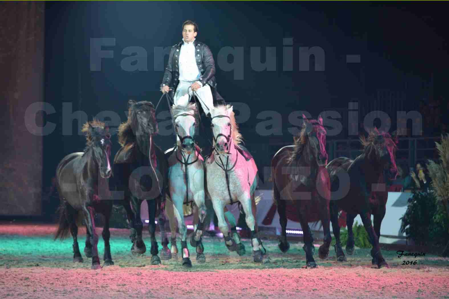 Cheval Passion 2016 - Spectacle les Crinières d'OR - LORENZO "Noir" - représentation du 20 janvier 2016 - 05