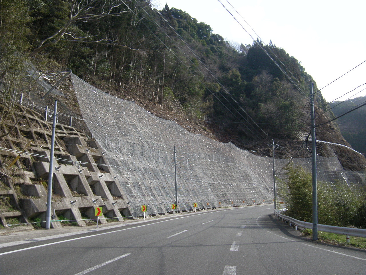 平成26年度　防国災防第24-7-8号　国道327号　枝ノ崎工区　道路防災工事