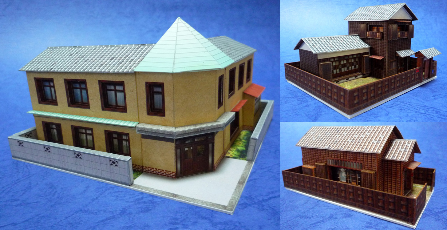 印刷版 昭和の建物 商品ページ ペーパーストラクチャー 印刷版 昭和の建物 商品ページ ペーパーストラクチャー