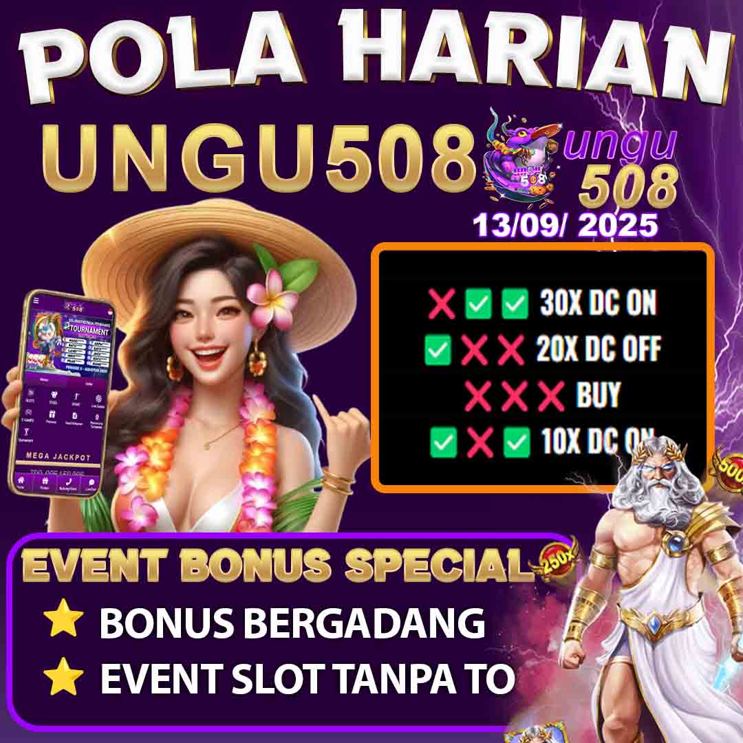 🔥 Pola Harian UNGU508 Tanggal 13 September 2025