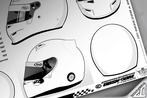 Layout_Zeichnen_Arai_Bell_Peltor_Shoei_Download_Skizze_Template_Helmet_Design